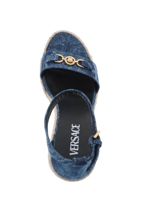 sandali versace prezzi|versace denim sandals.